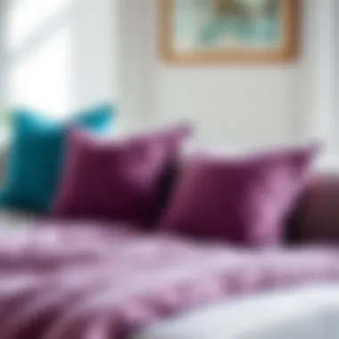 Notable Exploring the Aesthetic Appeal of Purple and Turquoise Pillows