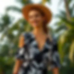 Exploring the Allure of Black and White Tropical Dresses Introduction