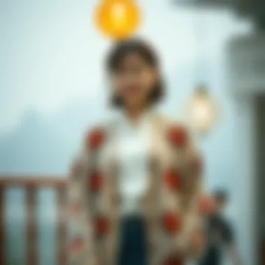 Textile Variety in Korean Cardigans Textile variety in Korean cardigans emphasizing cultural heritage