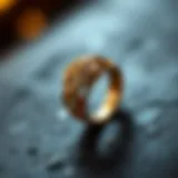 Elegant gold sexy ring with intricate design