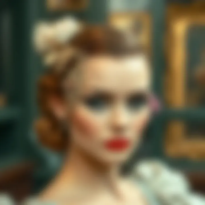 A vintage birdcage hair accessory showcasing craftsmanship and elegance