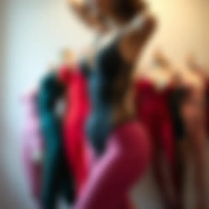 A Palette of Possibilities: Exploring Varied Bodystocking Designs Diverse collection of bodystocking suits in various colors and designs