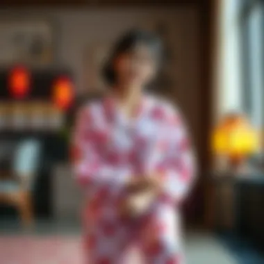 Cultural significance of pajamas illustrated through fashion