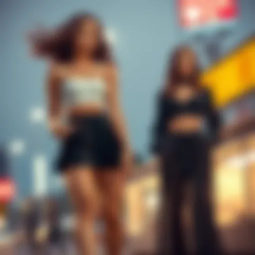 Exploring the Dynamic Duo: Short Skirt and Crop Top Introduction