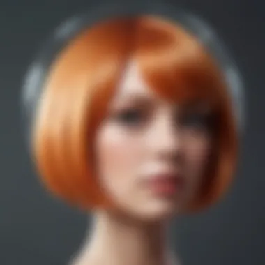 Suction Cup Technology in Wigs Close-up of suction cup technology in wigs
