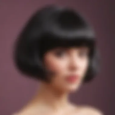 Modern Styling with Suction Cup Wigs Suction cup wig styled for a modern look