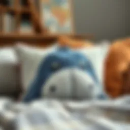 Eeyore pillow showcasing its soft texture and distinct design