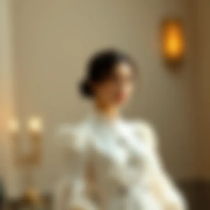 Exploring the Elegance of the White Lantern Sleeve Dress Summary