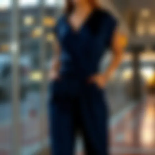 Exploring the Navy Blue Satin Jumpsuit: A Comprehensive Guide Introduction