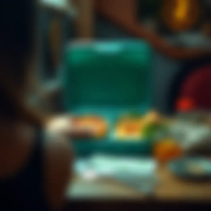 User-Centric Design in Action A user-friendly demonstration of the Sixpack Lunch Box in use