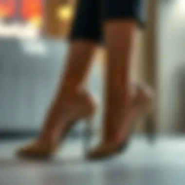 Comfort vs. style in thin heel footwear