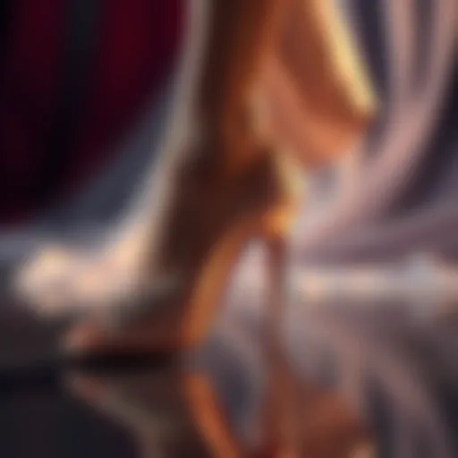 The Artistry of Thin Heels Elegant thin heel showcasing craftsmanship and design