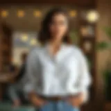 Exploring the Timeless Appeal of White Women's Button-Up Blouses Introduction