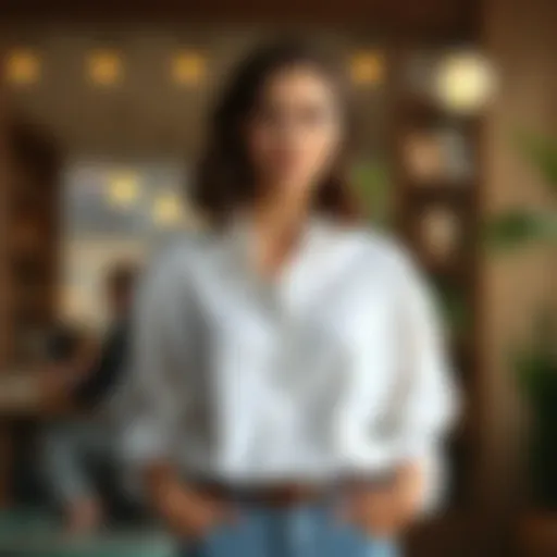 Exploring the Timeless Appeal of White Women's Button-Up Blouses Introduction