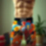 Abstract Art Boxer Design Creative boxer design featuring abstract art