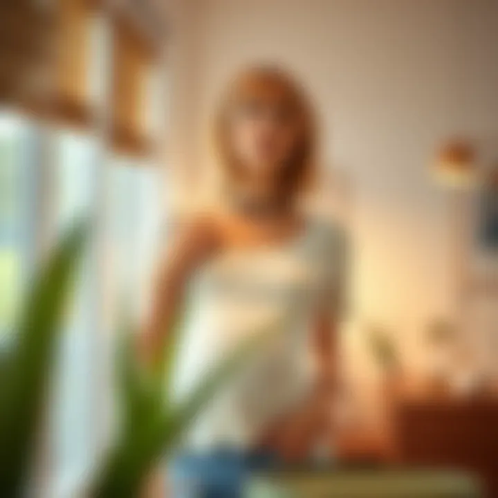 Stylish Tulip Hem Nursing Top Stylish tulip hem nursing top in a modern setting