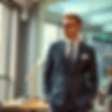 Sophisticated Two-Piece Suit Sophisticated two-piece suit in a modern setting