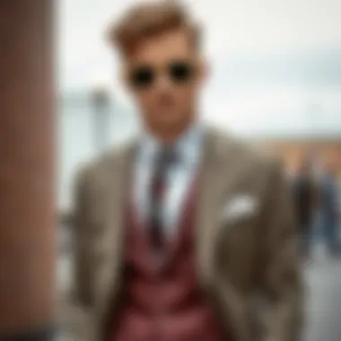 Stylish Accessories for Two-Piece Ensemble Stylish accessories complementing a two-piece ensemble