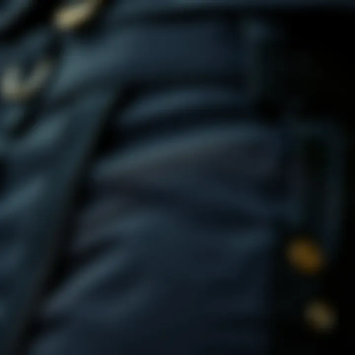 Diverse textures that elevate black suspender pants Close-up of various fabric textures used in black suspender pants