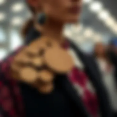 Unique fashion accessories crafted from unfinished wood circles