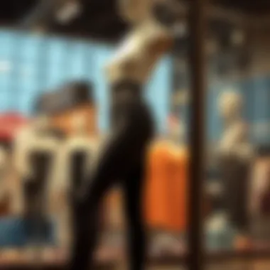 Stylish Butt Lift Leggings Display Stylish butt lift leggings displayed on a mannequin