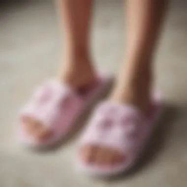Stylish Massage Slippers for Enhanced Comfort Elegant design of massage slippers showcasing comfort and style
