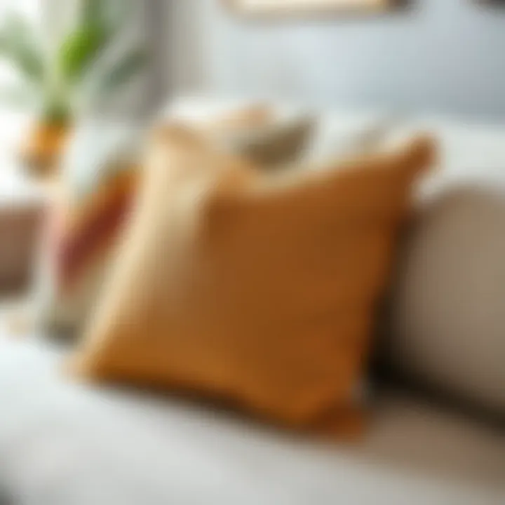 Eco-friendly materials used in crafting throw pillow covers