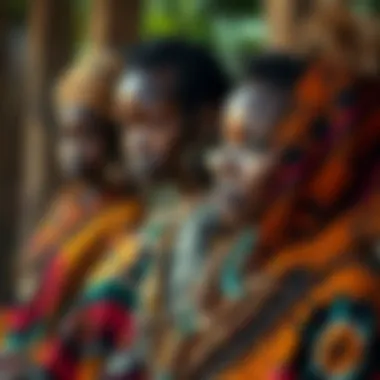 Tribal Prints as a Narrative of Identity Artistic representation of tribal prints symbolizing identity