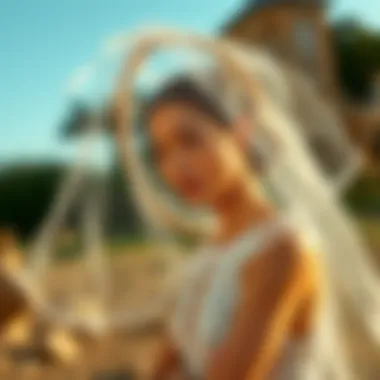 Sustainable practices in fashion using wedding netting