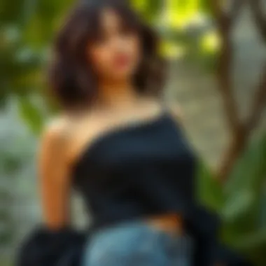 Sustainable Black Top Made from Eco-Friendly Materials An eco-friendly black top made of sustainable fabric