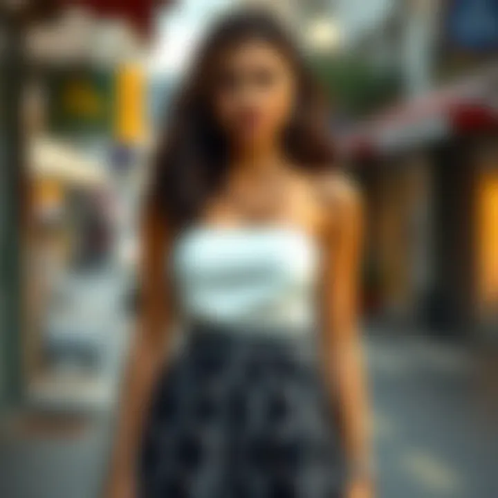 Versatile occasions to wear a midi skirt set