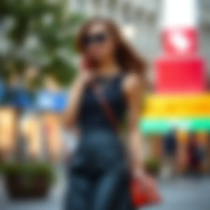 Stylish accessorizing with a midi set