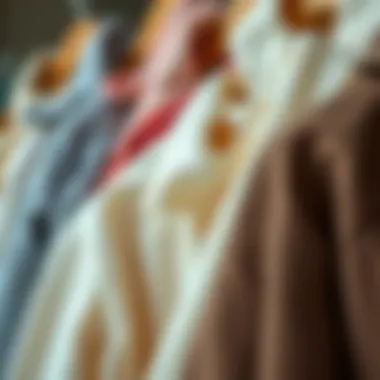 Fabric Collection for Warm Undershirts Variety of fabric materials for warm undershirts