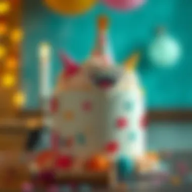 Delightful cake design that incorporates humor and creativity