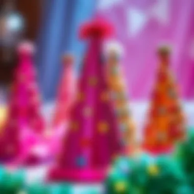 Unique party hats made from unconventional materials