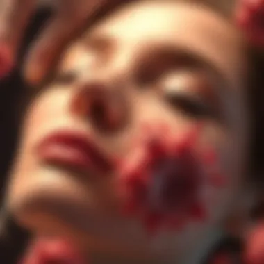 Cellular Rejuvenation with Microcurrent Therapy A visual representation of skin cells responding positively to microcurrent therapy.