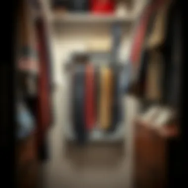 Notable Optimizing Space: The Tie and Belt Closet Organizer Notable Optimizing Space: The Tie and Belt Closet Organizer