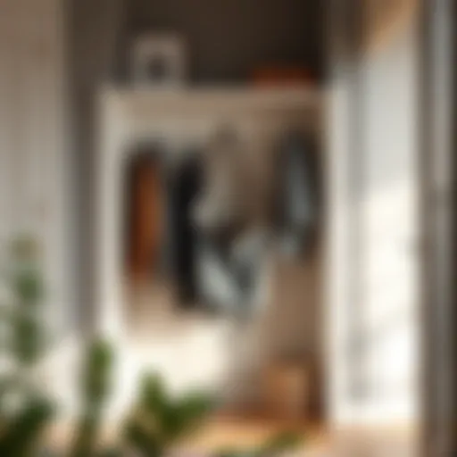 Enhance Your Entryway with Stylish Storage Solutions Stylish hanging shoe storage bag in a modern entryway