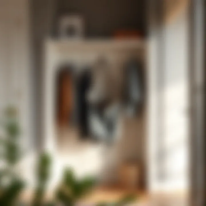 Enhance Your Entryway with Stylish Storage Solutions Stylish hanging shoe storage bag in a modern entryway