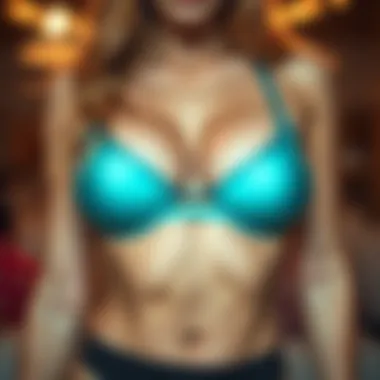 Trendy bikini designs featuring push-up pads