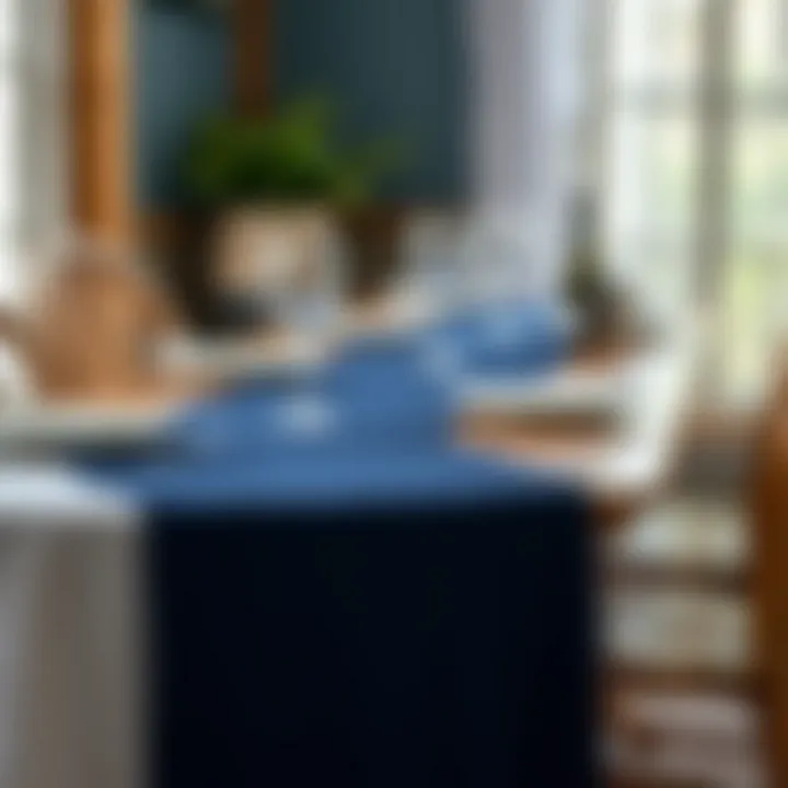 The Allure of Navy Blue Cheesecloth Table Runners Summary