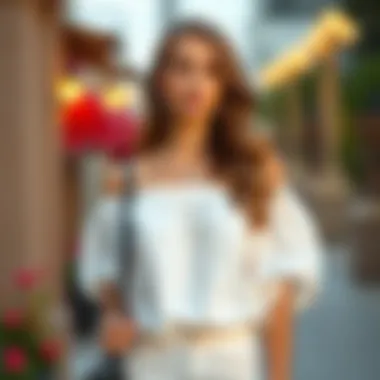 The Allure of the White Off-the-Shoulder Peasant Blouse Summary