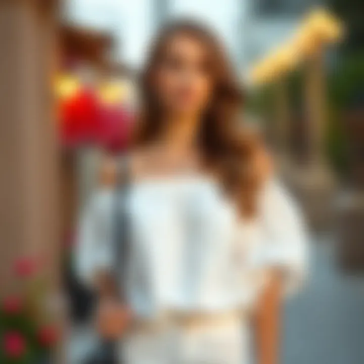 The Allure of the White Off-the-Shoulder Peasant Blouse Summary
