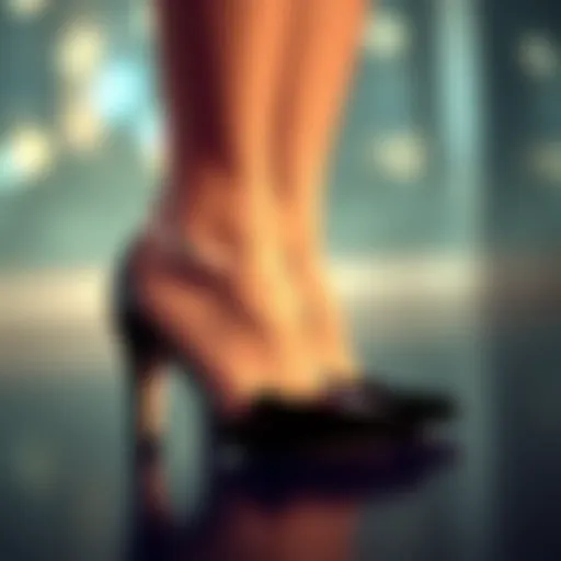 The Unique Elegance of Thick Kitten Heels Elegant thick kitten heels with unique design