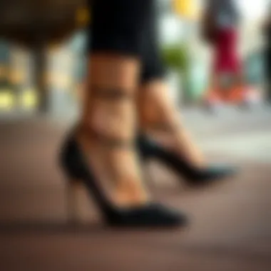 Versatile thick kitten heels styled for various occasions