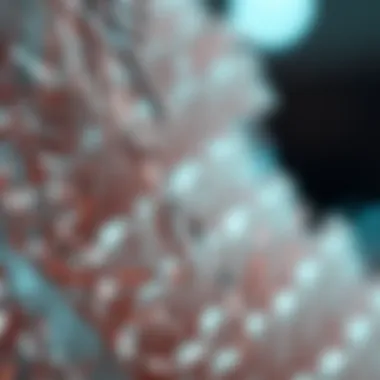 Tinsel Strands in Accessory Design Tinsel strands used in creative accessory design