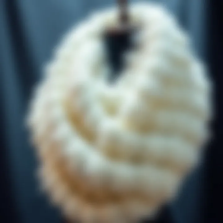 Maintaining the Allure of Your Shawl Care instructions for maintaining a white fuzzy shawl