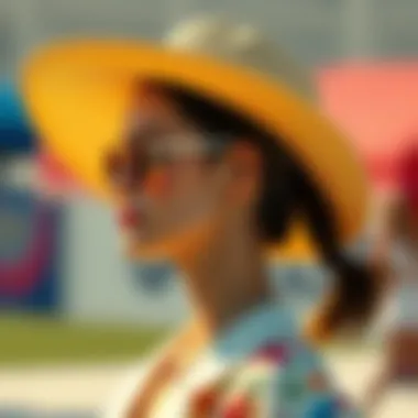 Notable The Dual Beauty of Ponytails and Sun Hats in Contemporary Fashion