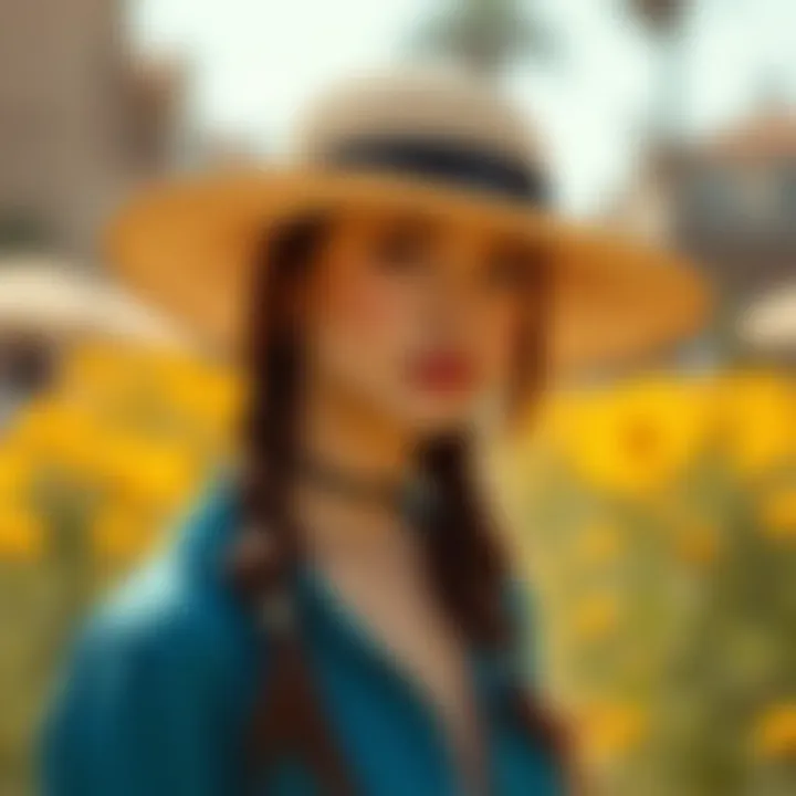 The Dual Beauty of Ponytails and Sun Hats in Contemporary Fashion Summary