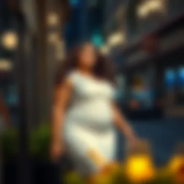 Stylish plus size bodycon jumpsuit styled for a night out